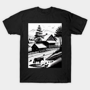 Farm scene T-Shirt